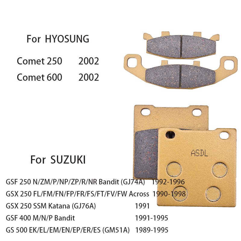 Carbon Ceramic Motorcycle Brake Rotor - Motorcycle Front Rear Brake Pads Set