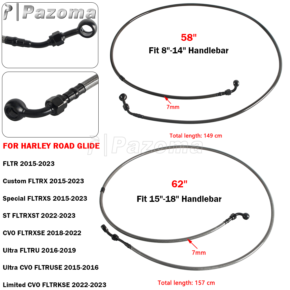 Motorcycle Extended Upper Brak - Brake Line Motorcycle ulasan dan harga